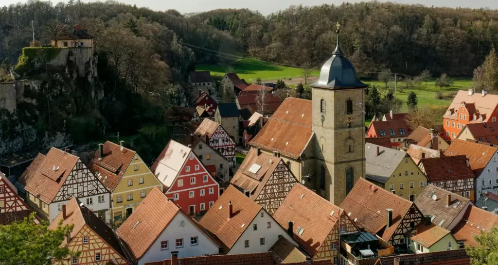 Small Traditional Town in Germany